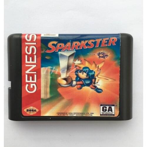 SparkSter EU/JAP Shell for 16 bit Game Card for Genesis System for Sega Mega Drive