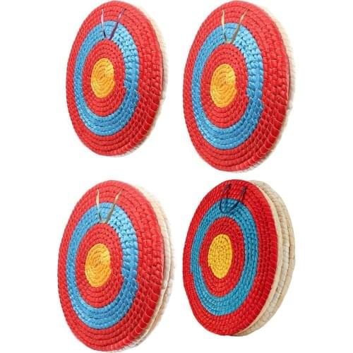 Traditional Solid Straw Round Archery Target Shooting Bow Target Face for Shooting Aiming Practice Training