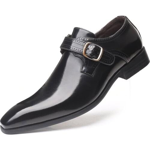 New Fashion Classic Business Brand Men Shoes High Quality Elegant Formal Wedding Casual Shoes Men Light Slip On Office Oxford
