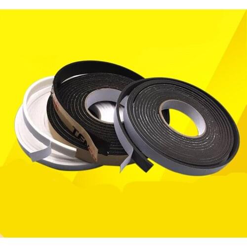 5 meters Waterproofing equipment box distribution cabinet 1mm thick one-sided self-adhesive foaming sponge seal strip