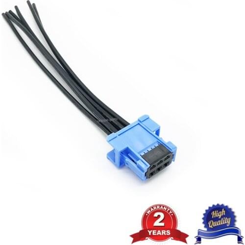 Wiring Harness Connector For Blower Motor Heater Resistor For Citroen C5 Peugeot 206 6450EP Air Conditioning