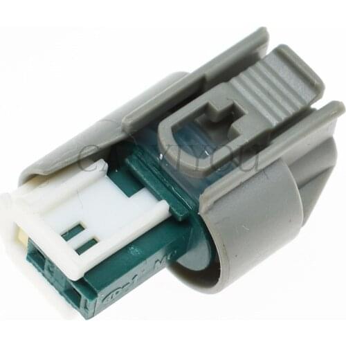 1 Set 2 Pin Way Auto Waterproof Wire Connector Plastic Housing Socket With Terminals And Rubber Seals for Benz BMW 9-967644-1