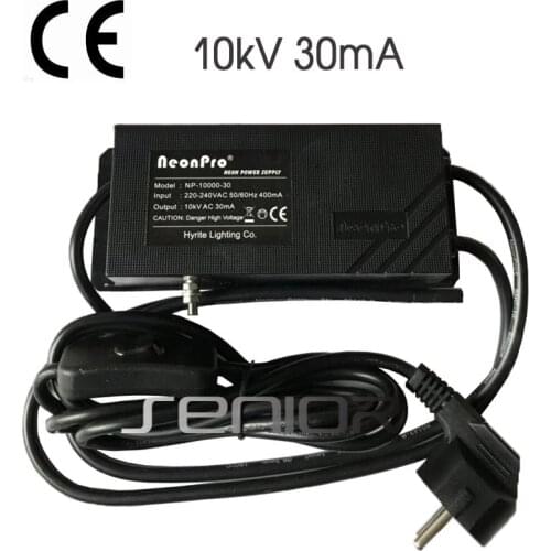 10kV 30mA 96W CE Neon Sign Electronic Transformer Power Supply Australian Standard Neon Rectifier Ballast With/without Plug