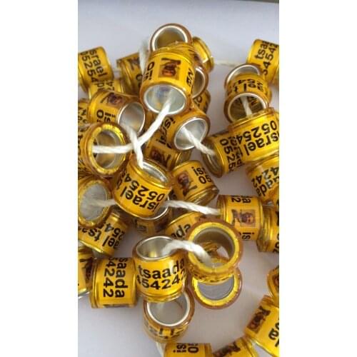 500pcs/lot Fly pigeon rings birds rings supply finch bird canary aluminum birds rings bands 2019 year rings