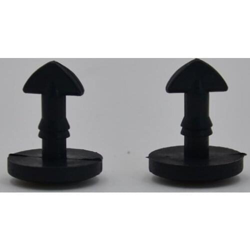 2pcs Bumper Tow Cover Clip Towing Eye Trim ABS for Discovery 3 4