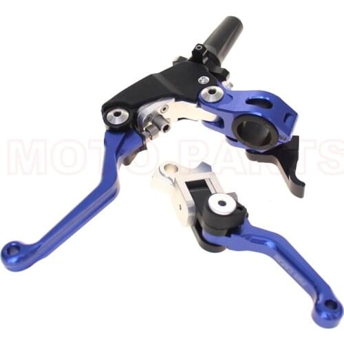 Aluminium CNC billet foldable 3D clutch lever pivot for dirt bike pitbike motocross enduro motard WR TTR CR CRF 125 250