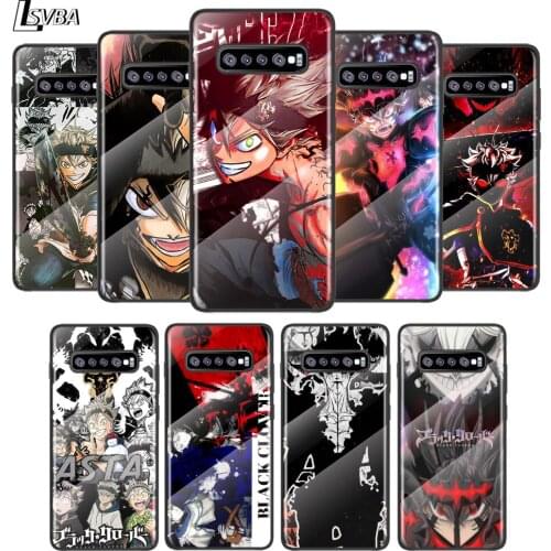 Anime Black Clover For Samsung Galaxy S21 Ultra Plus 5G M51 M31 M21 Tempered Glass Cover Shell Luxury Phone Case