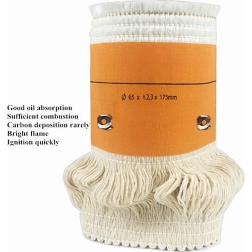 Various Models 65 75 85 95 120 mm Kerosene Stove Wicks High Quality Glass Fiber + 100%Cotton Heaters Wick Free Shipping