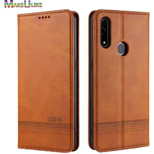 Magnetic Case For OPPO A32 A33 A53 2020 A35 A15 A15S A52 A92 A91 F15 Case PU Leather Wallet Bag For OPPO A8 A5 A9 A31 2020 Cover