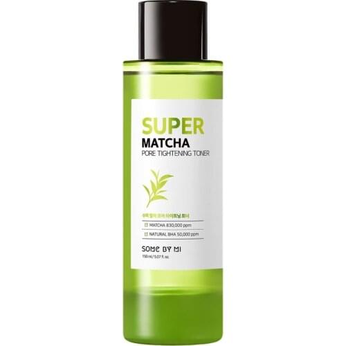 SOME BY MI Super Matcha Pore Tightening Toner 150ml Exfoliating Toner Remove Blackhead Tighten Pores Facial Essence Moisturizing