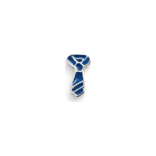 New 20PCS/lot Enamel Tie DIY Alloy Floating Locket Charms Fit For Magnetic Memory Lockets Fashion Jewelrys