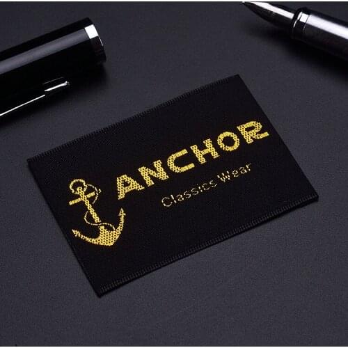 Wholesale customized garment jacket shoe labels/woven labels/printed clothing label/ brand labels for clothing
