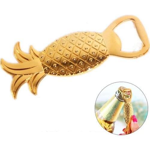 Bottle Opener Creative Pineapple Shape Beer Cap Opener Wedding Party Favor Quick Opening Cooking Everyday Use