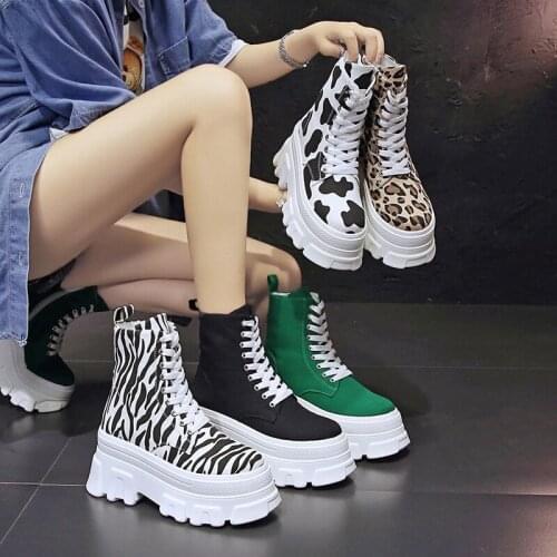 Canvas Summer High-Top Shoes Womens Height Increasing 2021 New Breathable Versatile Muffin Korean Platform Sports Casual Shoes