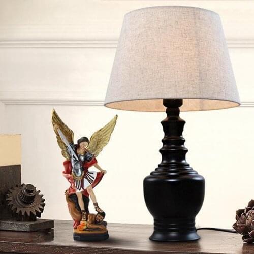 Retro Catholic Church Statue Collectible Figurine for Home Office Desktop Decor Housewarming Xmas Gifts