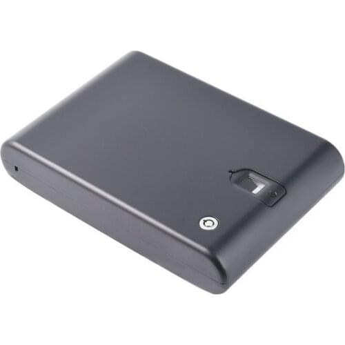OAS120A Biometric Fingerprint Safe Box Key Solid Steel Valuables Jewelry Hand Gun Safe Box Portable Security Box