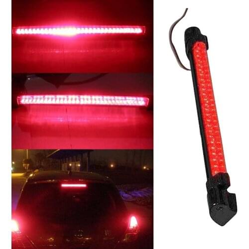 New 12V 24 LED High Mount Stop Rear Tail Warning Light Lamp Red Car Auto Third 3RD Brake Light Parking Super Bright Long Life