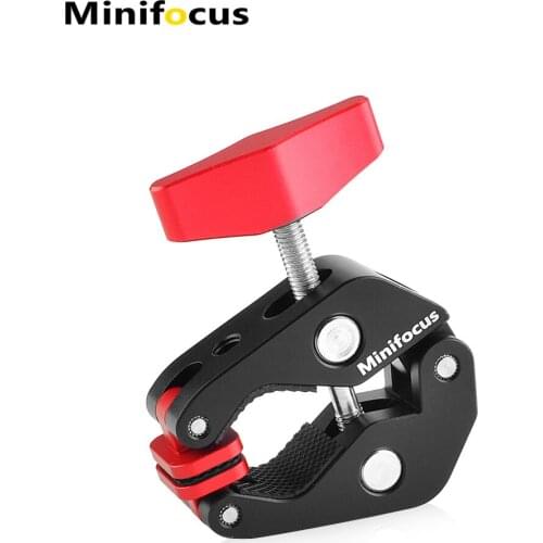 Super Clamp w/1/4 and 3/8 Thread for Cameras Lights Umbrellas Hooks Shelves Plate Glass Cross Bars Rods for Photography Studio