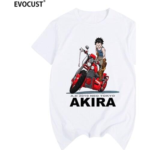 Akira Vintage Synthwave japanese anime Summer fashion casual T-shirt Cotton Men T shirt New TEE TSHIRT Womens unisex Fashion