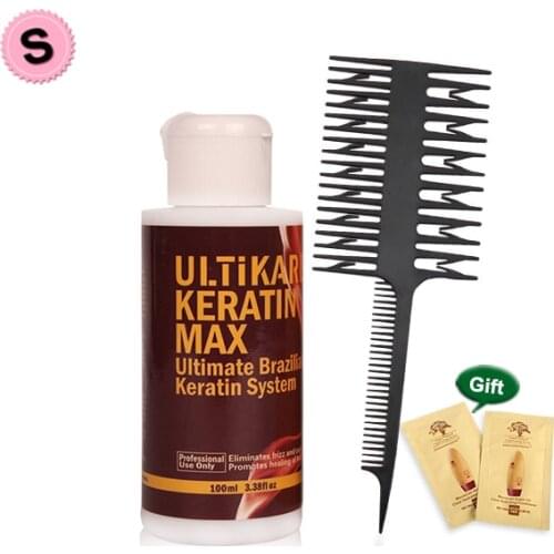 100ml Hot Style 8% Formaldehyde Keratin Straighten Brazilian Hair Treatment for Damaged Strong Hair