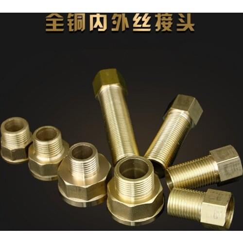 1pc direct inner and outer wire 1/2" DN15/3/4" DN20/ 1" extended extension joint 1/2"DN15 outer wire to 3/4" DN20 inner wire