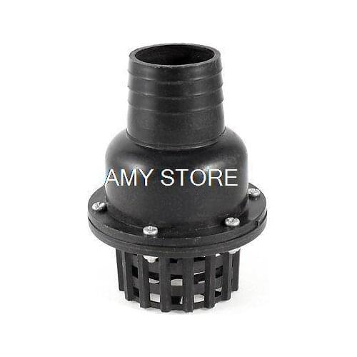 1Pc Fluid Machine White 1" 4" Black 1-1/2" 2" 2-1/2" 3" 25/38/51/64/75/100mm External Dia Water Jet Pump PVC Foot Bottom Valve