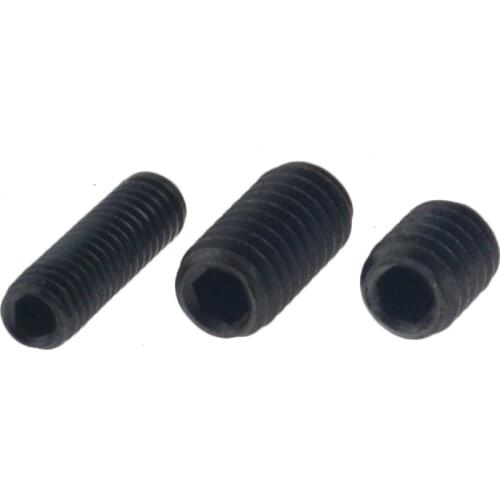 100pcs/Lot M4x4 mm M4*4 mm Alloy steel Hex Socket Head Cap Screw Bolts set screws with cup point