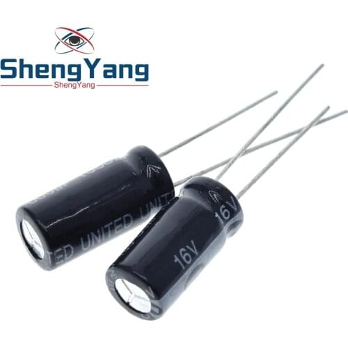 1000 uF 16 V 8*16 DIP aluminum Electrolytic capacitor 100pcs 1000uF 16V 16V 1000uF 16 V 1000 uF