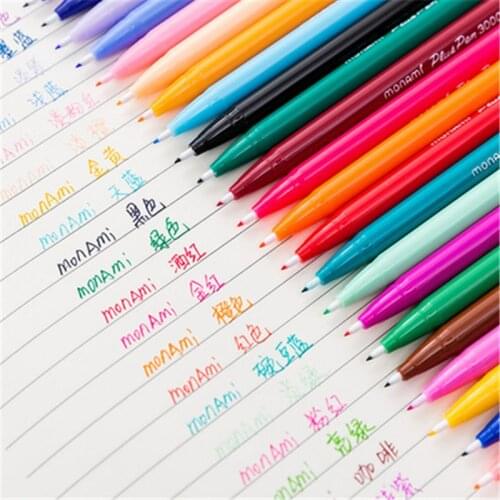 12/24/36/48 Colors Marker Pens Art Watercolor Fineliner Drawing Painting Stationery For Coloring Manga School Supplies