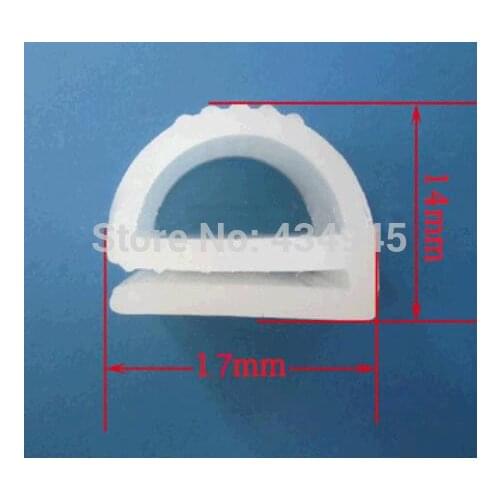 17x14mm E article silicone bar.high temperature resistance The oven sealing strip SILICON Rubber Seal strip