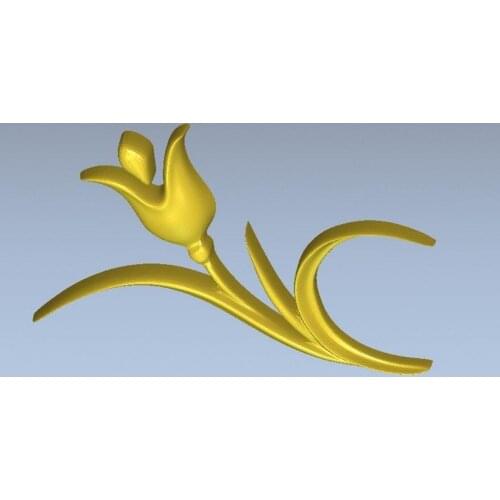 3d model relief for cnc in STL file format Flower_14
