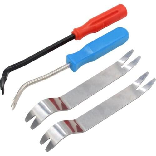 4Pcs Car Car Center Console Buckle Screwdriver Rocker Audio Dashboard Removal Installation Steps Pry Tool Repair Tool