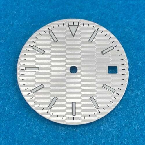 Watch Accessories 28.5mm Watch Dial with Blue and Green Luminous Suitable for 8215/ETA 2824/2836 Movement
