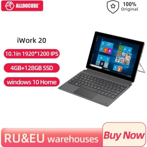 ALLDOCUBE iWork 20 Windows 10 Tablet PC 10.1 inch intel N4020 4GB DDR4 128GB Rom 1920*1200 IPS Tablets HDMI-compatible