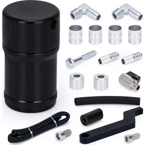 Car Oil Catch Can Baffled Oil Separator Tank 6Oz for Trucks for Dodge Challenger Ram 1500 2500 5.7L 6.4L 2009-2019