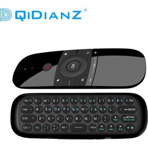 W1 Fly Air Mouse Wireless Keyboard Mouse 2.4G Rechargeable Mini Remote Control For Smart Android Tv Box Mini Pc