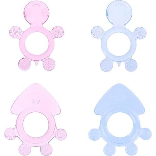 Safety Cute Baby Teether Kids Silicone Soother Teething Chewable Gifts Necklace Hanging Toy Baby Care toothbrush