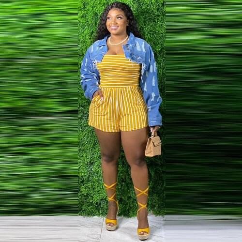 Black White Striped Print Rompers Womens Bodysuit Off Shoulder Sleeveless One Piece Overalls Summer Strapless Backless Playsuit