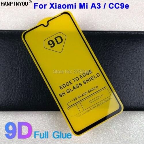 For Xiaomi Mi A3 / CC9e 6.088" 5D 6D 9D Full Glue Cover Toughened Tempered Glass Film Screen Protector Guard