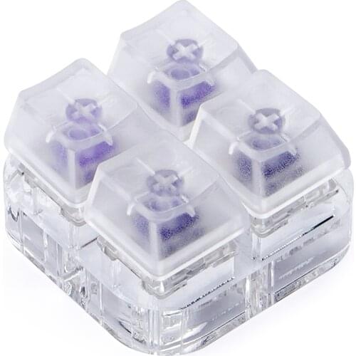 Purple Zealio Switches switch tester 62g 65g 67g 78g OEM DSA cherry profile keycap for mechaniacl keyboard