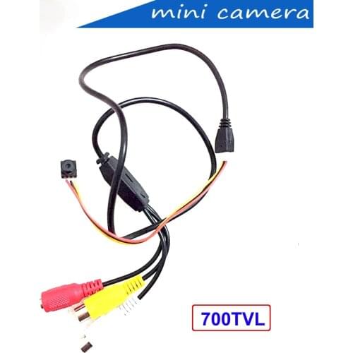 HD Mini Camera 8*8mm 700TVL 3.7mm lens color video Tiny For Home Security CCTV PinHole Camera