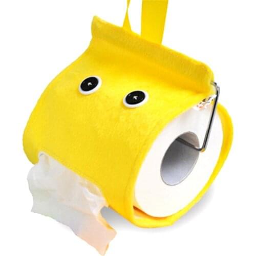 Colorful Tissue Dispenser Elf Cute Fabric Roll Paper Pumping Lazy Tissue Box Storage Tissue Cover Paper Towel Tube