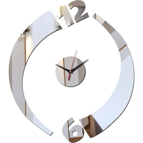 Time-limited quartz diy wall clocks clock home decor mirror acrylic modern design watch sticker stickers