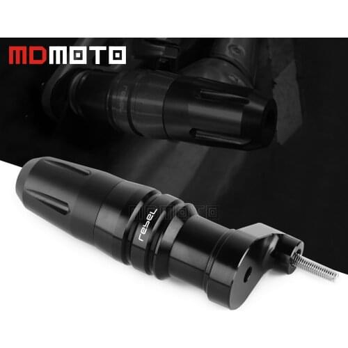 MDMoto Motorcycle Accessories Cnc Faliing Protection Exhaust Slider Crash Pad Slider for Honda Rebel 500 Cmx500 Cmx 500