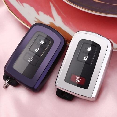 Soft TPU Key Cover Key Case For Toyota Highlander Camry Corolla Avalon Rav4 Land Cruiser Car Remote Key full protect Accessories