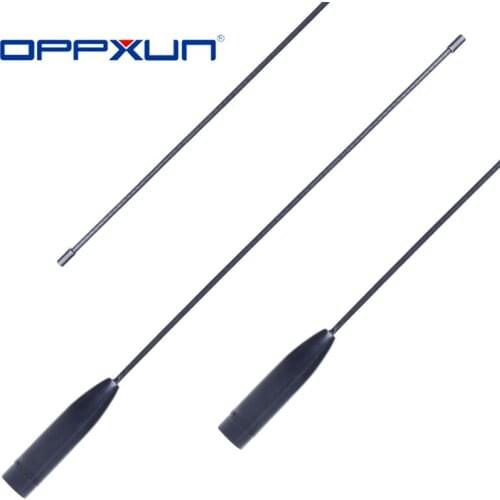 OPPXUN For Yaesu NA519 Uhf Vhf 144/430Mhz Walkie Talkie Amateur Ham Radio Dualband Flexible Interphone Antenna Sma Male