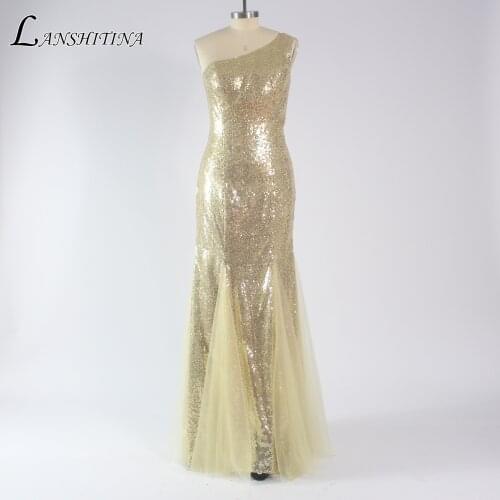 OYISHA Womens One Shoulder Evening Dresses