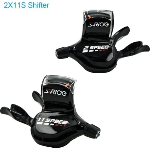 SL-M500 MTB Bike 2X11 Speed Shifter Conjoined DIP Double Shifting Mountain Bicycle Derailleur Compatible for Shimano 11S Shifter