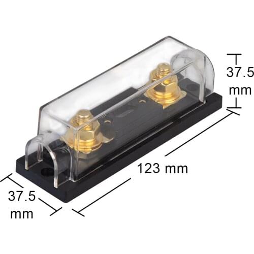 ANL Fuse Holder Bolt-on Fuse Automotive Fuse Holders Fusible Link with fuse 80A Fuses AMP