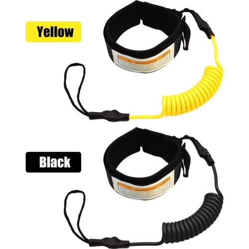 Surfing Ankle Leash Coiled Stand Up Paddle Board Paddle boarding Surfboard Leash Leg Rope